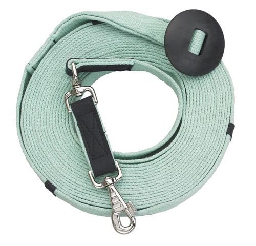 Centaur Cotton Web 35ft Lunge w/Donut - Ice Green