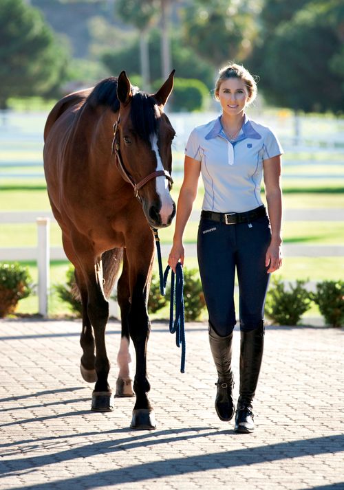 Romfh Women's Sarafina Knee Patch Euroseat - Navy