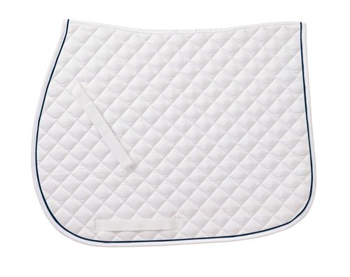 Ovation Coolmax Piped All Purpose Pad - White/Navy