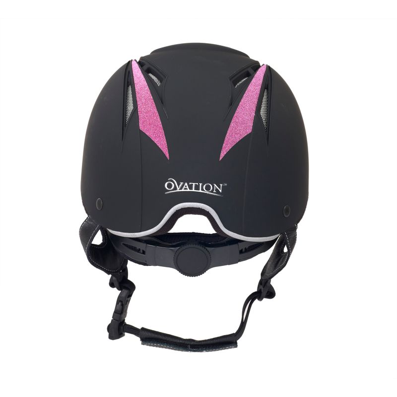 Ovation Z-6 Glitz Helmet - Black/Black/Pink - Ovation-469358-Black 