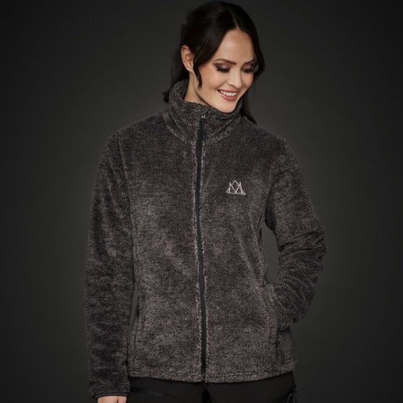 Womens fuzzy shop fleece jacket