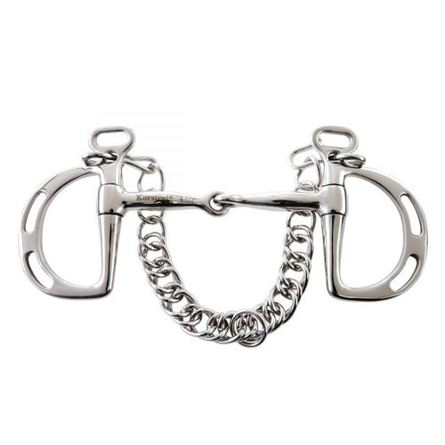 Korsteel Stainless Steel Jointed Slotted Kimberwick Bit