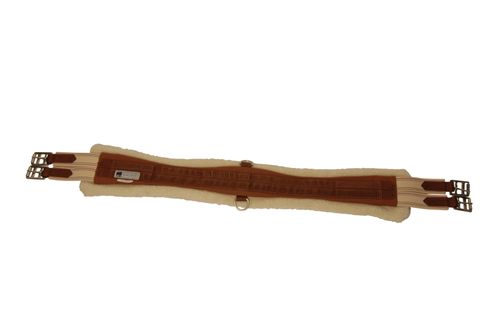 Kincade Chafeless Fleece Girth - Brown/White
