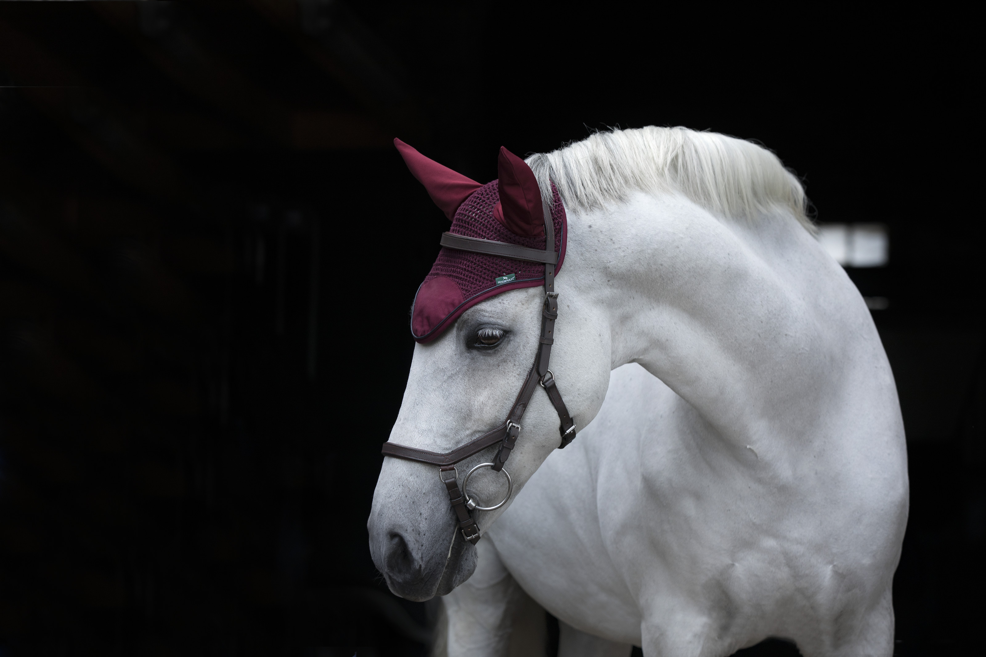 Rambo Air Tech Ear Net - Burgundy/Navy - Rambo-DEAA80-QB00 - Tack Of ...