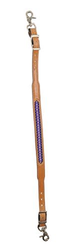 Western Rawhide Pink/Crystal Wither Strap - Golden Tan