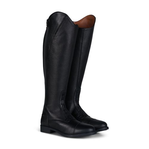 Horze Women's Soft Tall Field Boots w/Shiny Details - Black