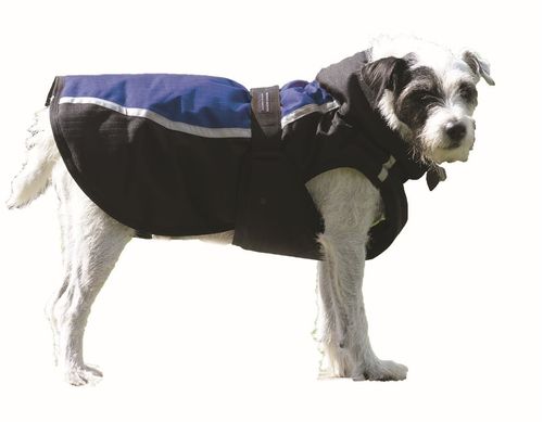 Western Rawhide Century Tiger Deluxe Dog Coat - Black/Red