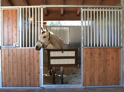 Kensington 21" Deep Stall Guardwith Hardware - Desert Sand
