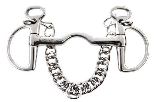 Korsteel Stainless Steel Cambridge Mouth Kimblewick Bit