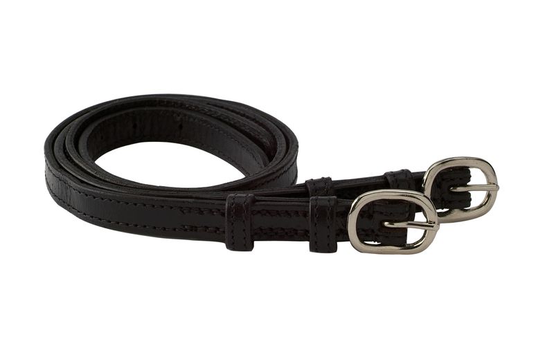 Spurs Straps-Genuine Leather-Black NEW * 