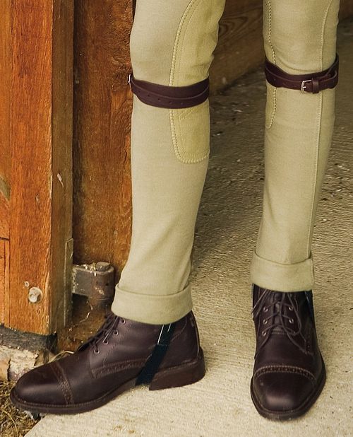 TuffRider Kids' Garter Straps - Brown