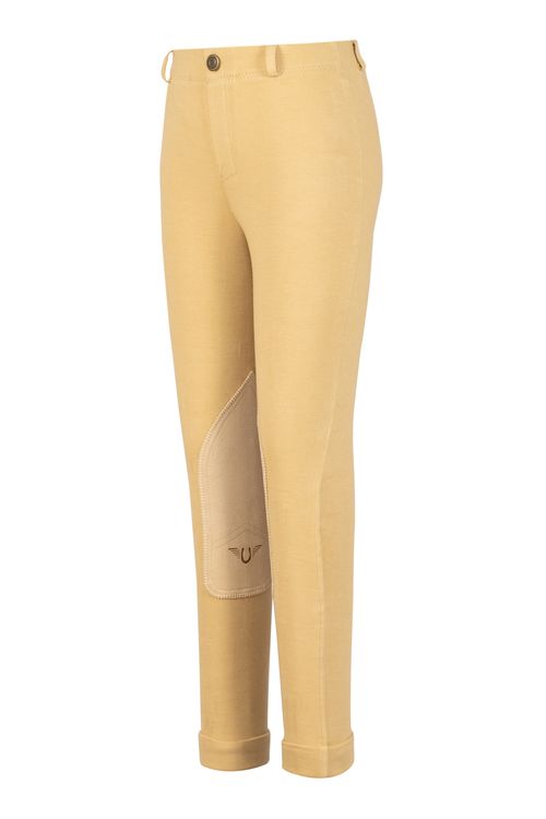 TuffRider Kids' Cotton Pull-On Tall Jodhpurs - Light Tan