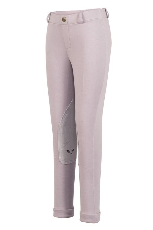 TuffRider Kids' Starter Lowrise Pull-On Jods - Lilac Gray