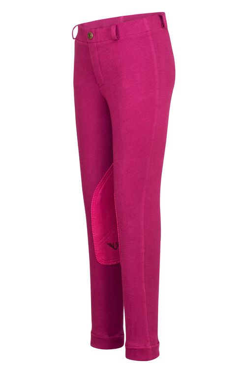 TuffRider Kids' Starter Lowrise Pull-On Jods - Plum Caspia