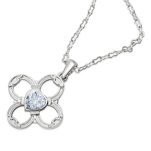 Kelley and Company Horseshoes & Heart Necklace - Clear