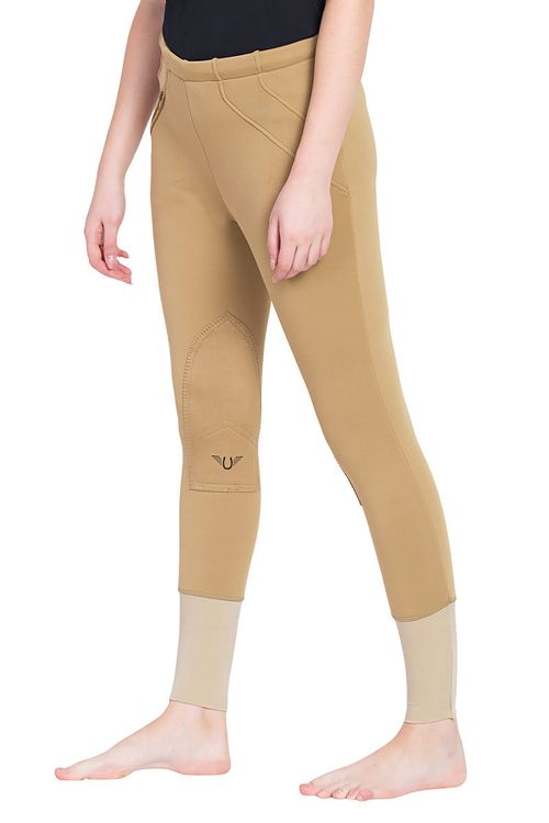 TuffRider Women's Unifleece Pull-On Winter Breeches - Sand
