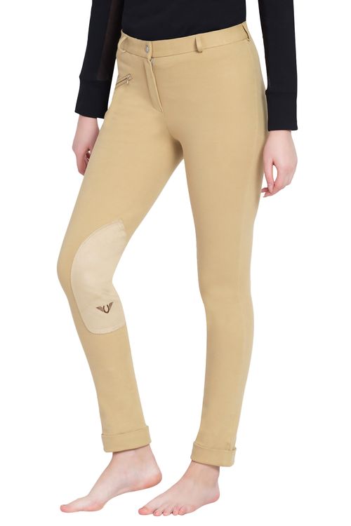 TuffRider Women's Cotton Jodhpurs - Light Tan