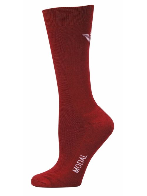 TuffRider Women's Modal Knee High Socks - EC Red