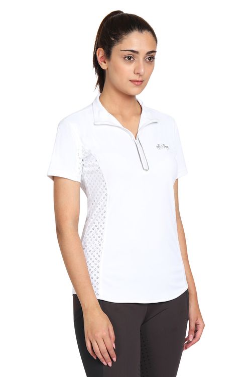 Equine Couture Women's Malta Sport Shirt - White