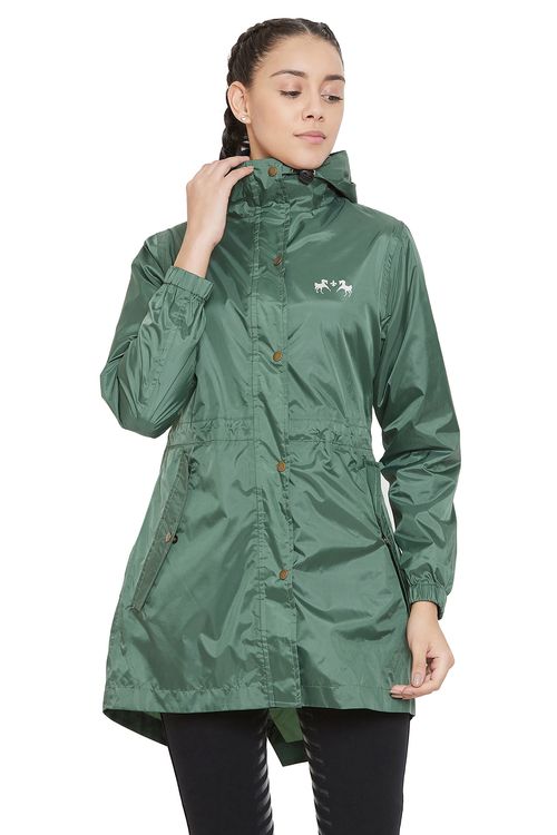 Equine Couture Women's Element Rain Jacket - Cilantro