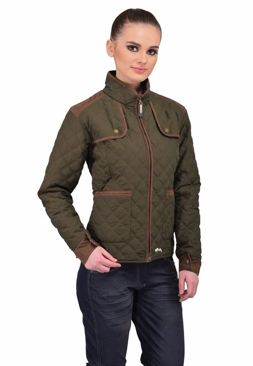 Equine Couture Women's Cory Jacket - Military Olive