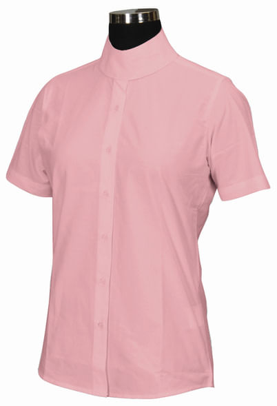 TuffRider Kids' Starter Short Sleeve Show Shirt - Pink