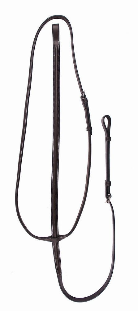 Henri de Rivel Advantage Plain Raised Standing Martingale - Havana