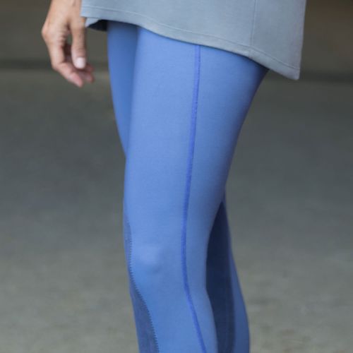 Irideon Kids' Issential Knee Patch Tights - Deep Lavender