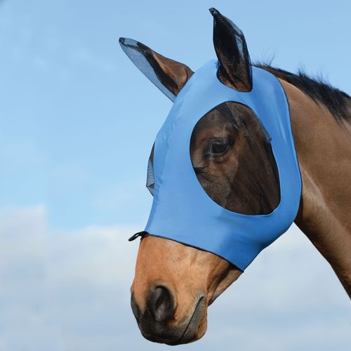 Weatherbeeta Stretch Bug Eye Saver w/Ears - Royal Blue/Black