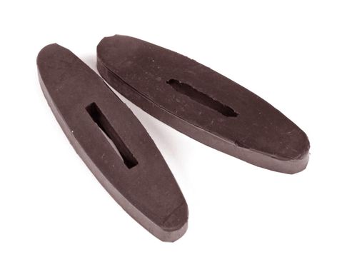Shires Rubber Rein Stops - Brown