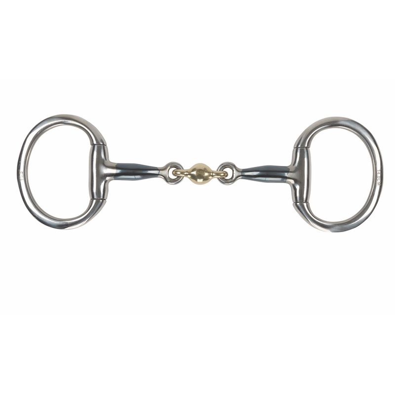 Shires Flat Ring Eggbutt Reitgebiss Größe 5″ – Dünnes Mundstück, Kleiner Ring, Gut Für Pferde Mit Kleinem Maul