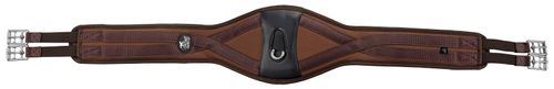 Flex Rider AP Comfort Flo Girth w/Memory Foam & Cool Max plus Caribiner - Chocolate
