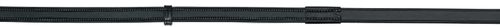 Ovation Rubber Lined Buckle Reins - Black