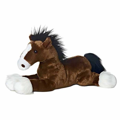 GT Reid 12" Plush Toy Horse - Clydesdale