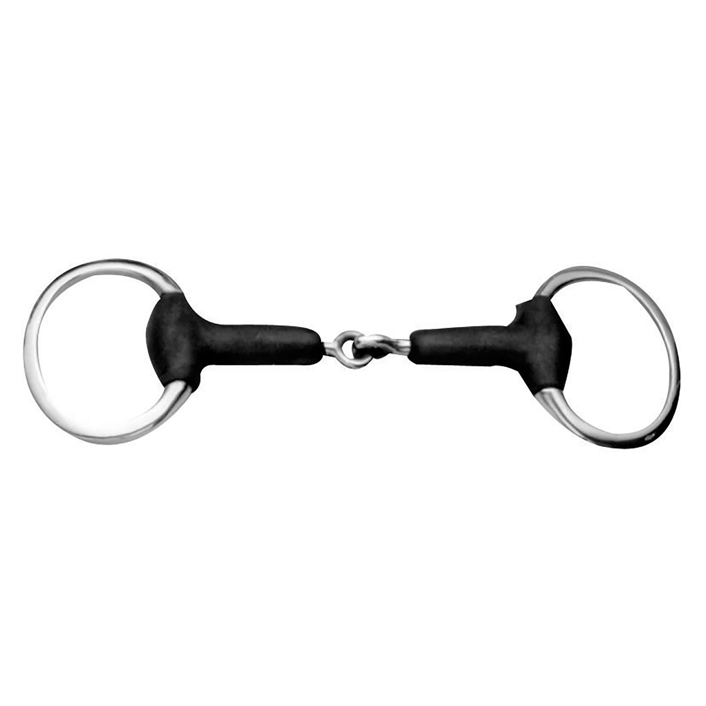 Korsteel Soft Rubber Jointed Eggbutt Snaffle Bit KorsteelBNX100661
