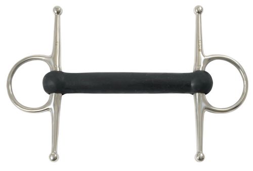 Shires Flexible Rubber Mouth Full Cheek Bit