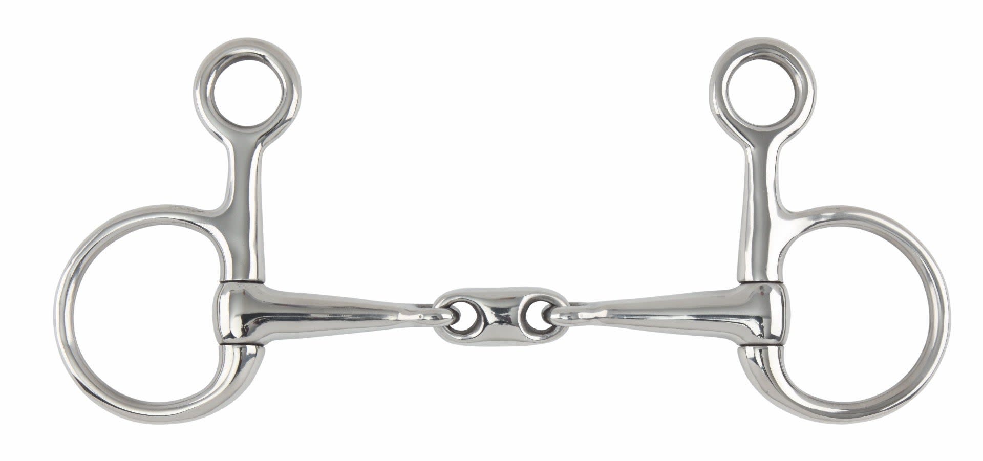 Shires Hanging Cheek Snaffle Bit w/Lozenge - Shires-6274-S/STEEL