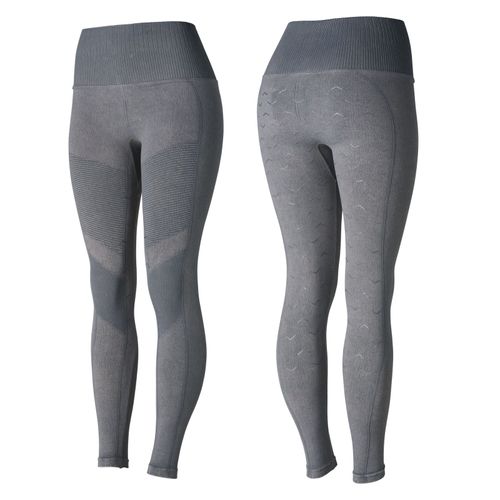 Horze Women's Vanessa Slimming Seamless Tights - Steeple Gray