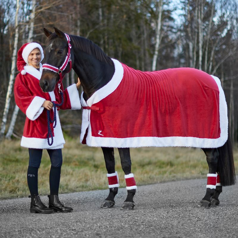 Horze Santa Blanket Red Horze 24996 RE Tack Of The Day