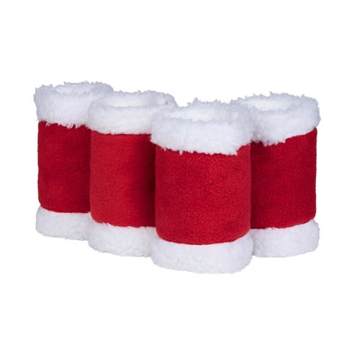 Horze Santa 4 Piece Leg Wraps - Red
