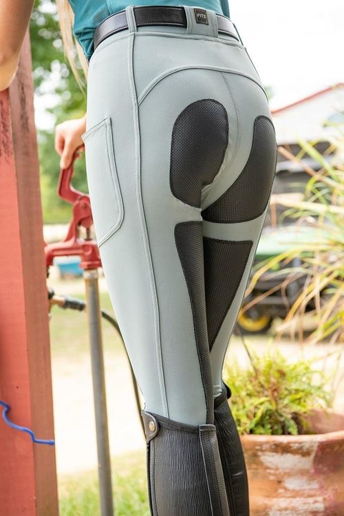 FITS Women's All Season Full Seat 2 Pocket Breeches - Moss