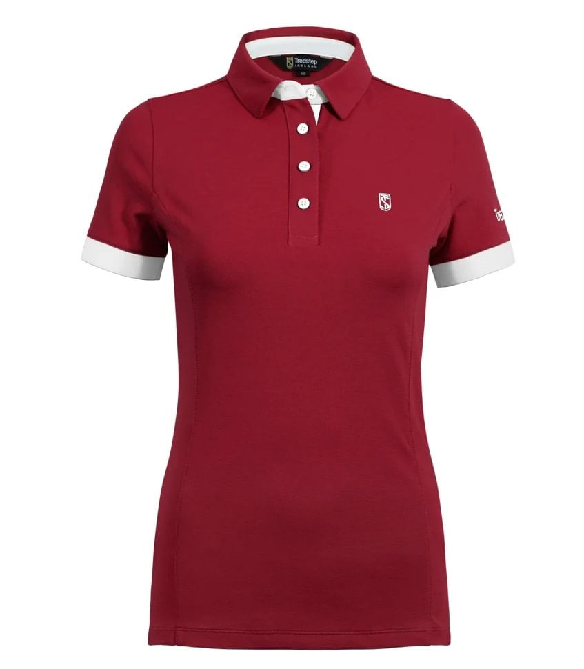 Tredstep Women's Performance Polo - Chilli Pepper - Tredstep-LPP-Chilli ...