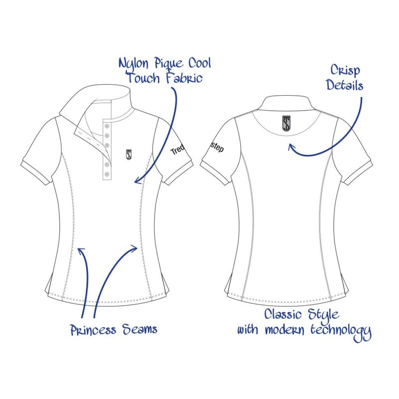 black pepper ladies polo tops
