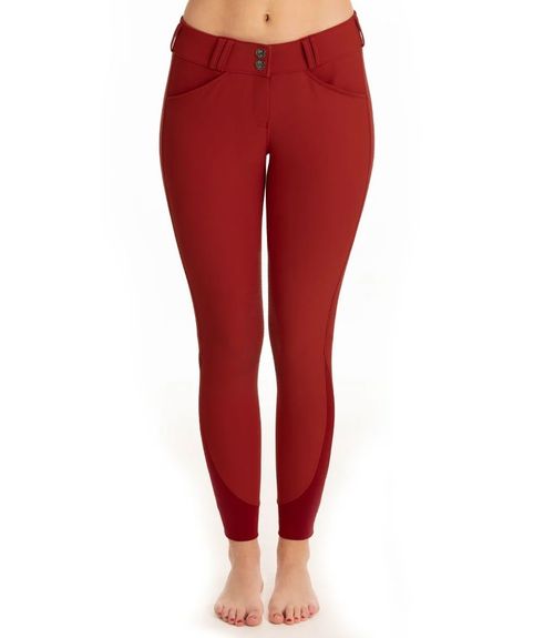Tredstep Women's Nero II Knee Patch Breeches - Chilli Pepper