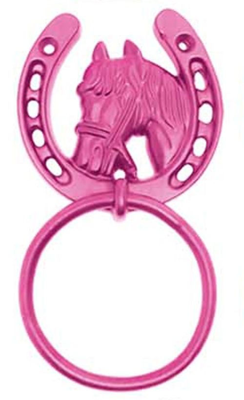 Perry HorseShoe Tie Ring - Pink