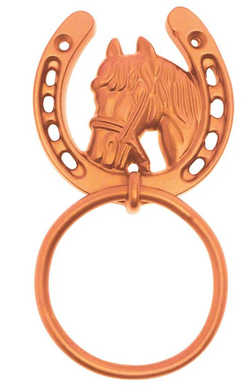 Perry HorseShoe Tie Ring - Orange