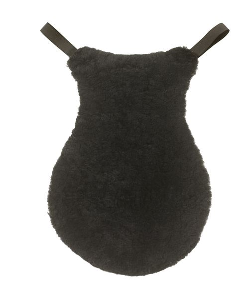 Ovation Europa Sheepskin Seat Saver - Black