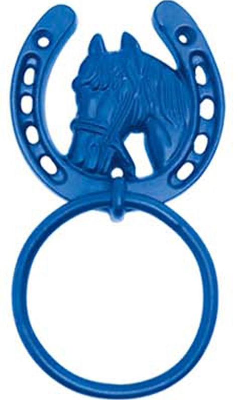 Perry HorseShoe Tie Ring - Blue