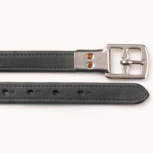 Aramas Slimline Stirrup 63" Stirrup Leathers - Black