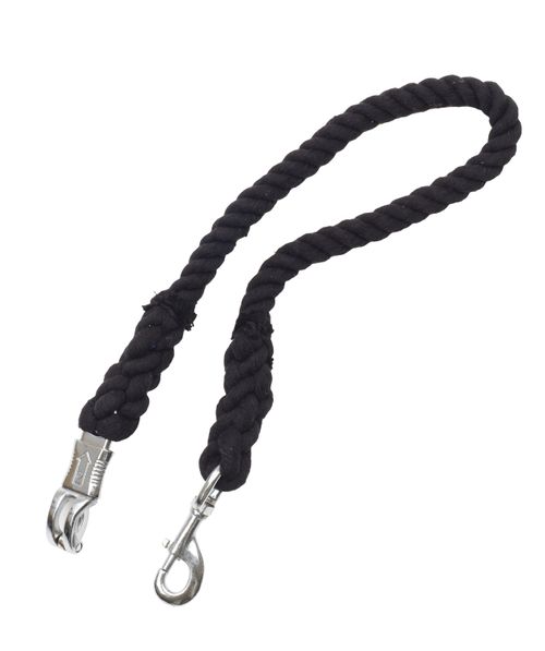 Equi-Essentials 3-Ply Cotton Trailer Tie - Black